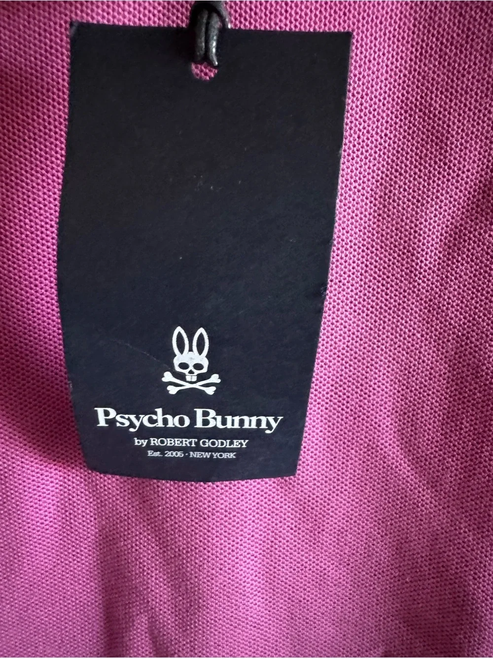 NWT Psycho Bunny Pink Polo Pima Cotton Shirt size 2/ XS